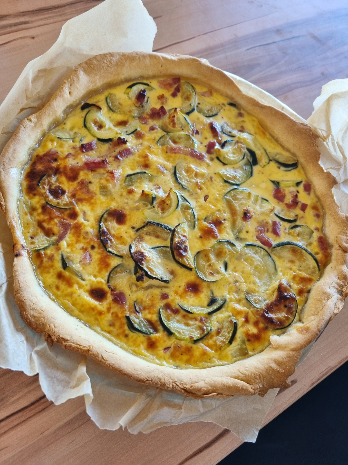Quiche maison préparée par Cœur Lakaz